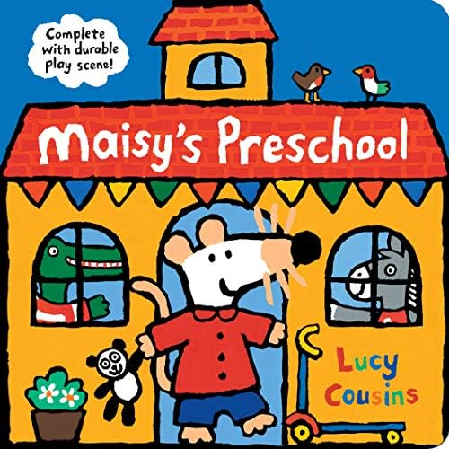 Maisy's Preschool: Complete with Durable Play Scene (Interactive Maisy the Mouse Play Scene with Punch-Out Removable Characters - For Toddlers, Preschoolers, and Kids Ages 3-5)