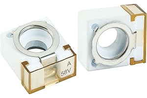 GLOSO Fusible de batterie évalué pour bateau Terminal fusible de batterie Protégé contre l’allumage camion voiture 58V 40 ampères 2 paquets HABF
