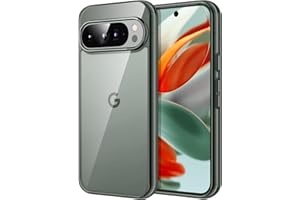 ‎JETECH JETech Etui dla Google Pixel 9/9 Pro 2024, Nie Żółknie Odporny na Wstrząsy Pokrowiec Ochronny, Odporne na Zarysowania, Twardy Tył PC (Zielonoszary)