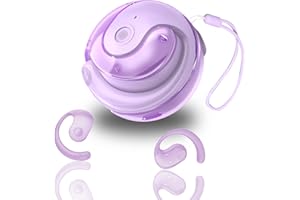 SMD35 KI Übersetzer Kopfhörer AI Kopfhörer Übersetzer Echtzeit, Übersetzung Ohrhörer Bluetooth mit App, Übersetzungskopfhörer Headphone Translator mit Echtzeit Übersetzung für Lernen Reisen Purple