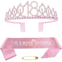 Semato 40. Geburtstag Set – Strass-Krone & Schärpe In Violett, Deko Für Frauen, Party Accessoire