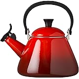 Le Creuset Kone Stove-Top Kettle with Whistle, Suitable for All Hob Types Including Induction and Cast Iron, Enamelled Steel,
