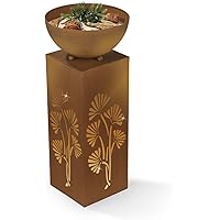 Easymaxx LED- Dekosäule mit Abnehmbarer Pflanzschale | für den Innen- und Außenbereich geeignet | Integrierte…