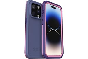‎OTTERBOX OtterBox Fre Etui do iPhone 14 Pro na MagSafe, Wodoodporne (IP68), Eleganckie Etui z Wbudowanym Zabezpieczeniem Ekranu, Przetestowane 5 Razy Zgodnie ze Standardami Wojskowymi, Fioletowe