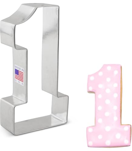 Birkmann Stampo Per Biscotti Numero 4: Formina In Plastica Per Biscotti, Torte E Decorazioni, Alta 6 Cm, Ideale Per Compleanni E Feste
