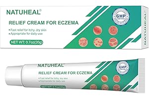 BIORELIE Eczema Cream, Itch Relief Cream Fast Relief for Dermatitis Itchy Rashes, Moisturising Cream for Dry Irritated Eczema-Prone Skin, with Oat, Non-Greasy 20g
