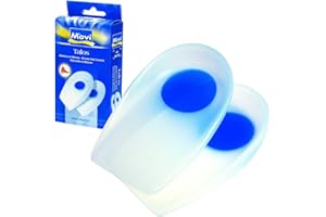 MOVI TALOS - Lève-talon en silicone. Talonnette amortissante anti-choc.