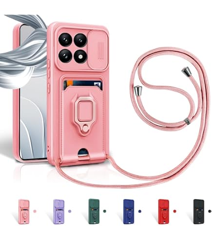GUVAGI Leder-Hülle Für Xiaomi 14T Pro – Flip Case Mit 9 Kartenfächern, Handy-Kette & Ständer-Funktion