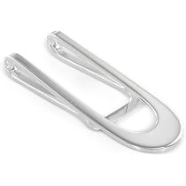 BROOKER Geldscheinklammer – Aus Massivem 925er Sterlingsilber, Mit Vogelmuster, Ca. 57x19 Mm – Edles Accessoire