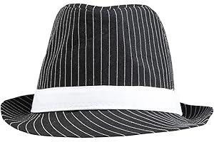 Funidelia | Cappello gangster deluxe per uomo Anni 20, Cabaret, Charleston, Decenni - Accessori per Adulto, accessorio per costume - Nero
