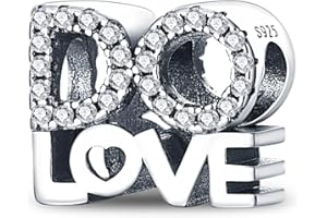 Pandach Amour Cœur Perles Charms Argent Sterling 925 Breloque Bead Compatible pour Européen Bracelets