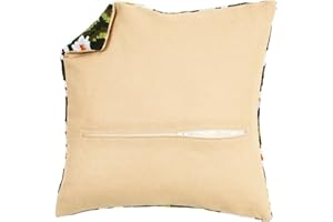 Vervaco Dorso per Cuscino Punto Croce Écru Retro per Cuscino con Zip 45 x 45 cm Fodera Posteriore per Rifinire Lavori di Ricamo Accessorio per Hobbistica Set Fai da Te Creativo Materiali Creativi