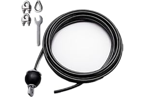 STBNVF 3Meters Cable Pulley System Home Gym, Cable Machine Gym, Gym Cable Machine, Gym Cable, Cable Pulley, Adjustable Fitness Pulley Cable Strap Accessory Kit for Home Gym