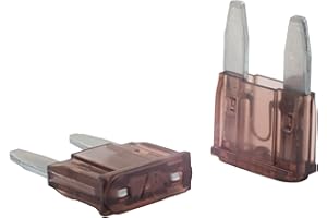 5 szt. SeKi mini bezpiecznik wtykowy 7,5 A brązowy; bezpiecznik samochodowy 32 V/DC bezpiecznik płaski łódź przyczepa ciężarowa przyczepa kempingowa