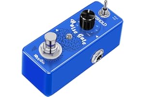 IOppWin Guitar Noise Gate Pedale, Dual Mode Noise Reduction Guitar Effects Pedal - Hard/Soft Settings, Metal Shell, True Bypass, Ultra-Compact
