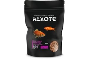 AL-KO-TE, 3-Jahreszeitenfutter für kleine Kois, Frühjahr bis Herbst, Schwimmende Pellets, 2mm, Gold-& Teich-Fischfutter