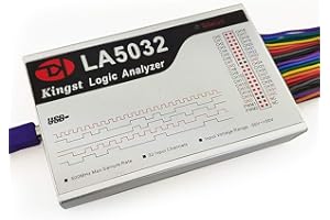 InnoMaker LA5032 USB Logic Analyzer 32 Channels 500M Max Sample Rate 10G Samples MCU/ARM/FPGA Debug Tool English Software，Support Windows(32bit/64bit),MAC OS,LINUX,MIPI Analyzer