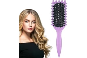 Susubaofu Curl Defining Thick Hair Brush,Curly Wavy Detangle Hair Brush Girls,Define Curls Brush,Soft Shaping Comb for Wet Curls,Curl Brush,Hair Styling Appliances for Women and Men