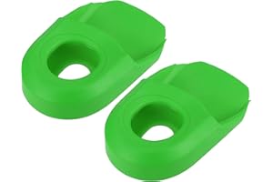 X AUTOHAUX 2pcs Soft Plastic Bicycle Bike Cycling Crank Boot Protectors