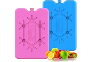 Mecctuck Bloc réfrigérant pour sac isotherme, sac isotherme et glacière, élément réfrigérant ultra fin, réutilisable, grand bloc réfrigérant, sac isotherme pour sac de transport isotherme, extra fin