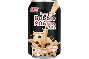 RICO - Té de leche con burbujas y azúcar moreno - 1 X 340 ML