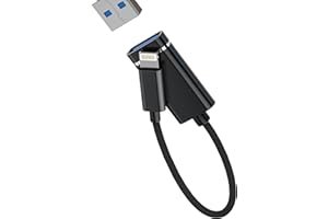 WASRUYI Adattatore Lightning a USB Femmina per iPhone 14 13 12 Pro max OTG 3.0 cavo per Apple MFi Certified USB-A Lettore Schede Chiavetta Tastiera Mouse Macchina Fotografica Memoria Trasferire Dati per iPad