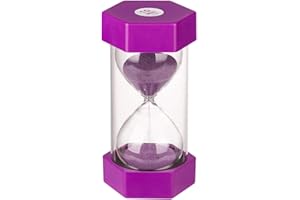 DREAM HORSEX Clessidra, orologio a orologeria a clessidra, scuola a casa e giochi ufficio festa regali regali di carnevale premi di carnevale, eventi al coperto, grande per i bambini. (Viola 10 minuti)…