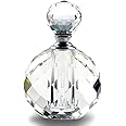 H&D HYALINE & DORA Crystal Vintage Perfume Bottles,Empty Clear Glass Refillable Bottle 10ml