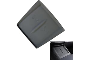 FDHYFGDY - Alfombrilla de carga inalámbrica de silicona para Tesla Model 3 Highland 2024, almohadilla de silicona de carga inalámbrica con control central, alfombrilla antideslizante de carga de coche