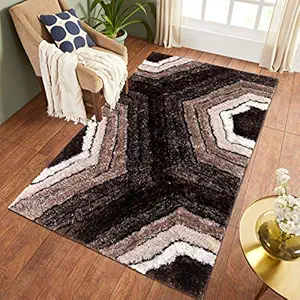 HOMERICA Premium Polyester Rug Carpet for Living Room (X-Large 5 X 7 FEET)