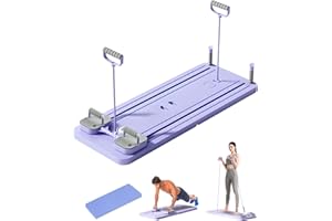 LORRTTA Ab Roller Board, Upgrade Multi-Functional Full-Body Workout Trainer Automatic Core Strength and Abdominal Training for Men and Women Durable Pilates Board for Home