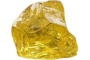 ‎V-PREMIUM SOLUTION V-PREMIUM SOLUTION - Dekorativ Stein - Gelb 5kg - Gartendeko - Dekostein - Gabionensteine - Kristalle Deko - Bergkristall - Glassteine - Kieselsteine - Kleine Stein -10-20cm (Gelb, 5kg)