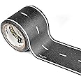 Playtape Black - Single Roll 30'X2" - Road Car Tape Great For Kids, Sticker Roll For Cars And Train Sets, Stick To Floors And Walls, Quick Cleanup, Children Toys Birthday Gift