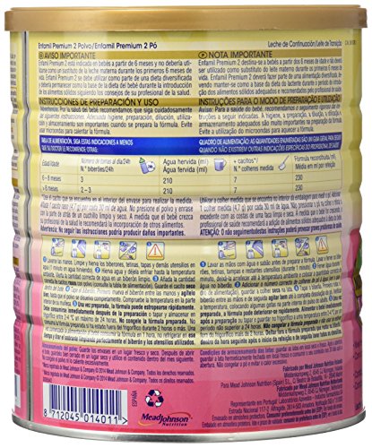 Enfamil Premium 2 Leche de Continuacion para Lactantes de 6 a 12 Meses 800 g reviews Enfamil Premium 2 Leche de Continuacion para Lactantes de 6 a 12 Meses 800 g