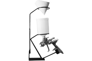 ALVINLITE Support de pulvérisateur Mural Support de Pistolet de pulvérisation de Peinture à Alimentation par gravité avec Support de crépine pour Pistolets de pulvérisation domestiques