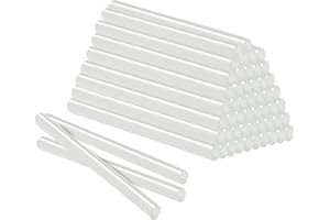 YUENFONG Heißklebesticks 11x200mm, 100 Stück (ca. 2 Kilo) Heißklebestifte, DIY Schmelzklebepistolenstifte für kleine Heißklebepistole, transparent lösemittelfrei schnelltrocknend