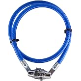 3B Trend Şifreli Bisiklet Motosiklet, Scooter &Ccedil;elik Halat Kilidi 65 cm &Ccedil;elik Kilit &Ccedil;ap 7 mm