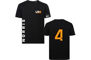 Studio 24 T SHIRT Signature Collection Lando Norris F1 T-SHIRT 4 F1 Racing Tee Free UK Shipping