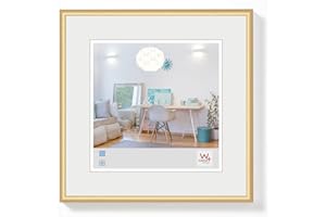 walther design KV330G New Lifestyle marco de fotos de plástico, 30x30 cm, dorado