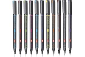 FLAIR Hotline Fineliner Metal Tip Pen | Tip Size 0.7 to 1 mm | Comfortable Grip | Fineliner Pens Set For Mandala, Sketching, 