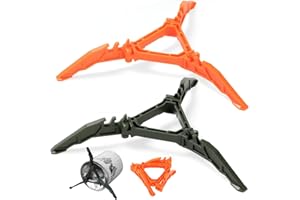 ODDMART 2PCS Gas Canister Stand, Foldable Gas Tank Bracket Outdoor Portable Camping Gas Bottle Holder Tripod Stand Fit for 110g / 220g /230/ 450g Canister for Hiking Picnic Cooking