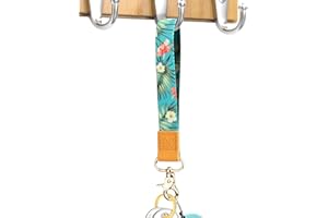 kdracoip Schlüsselband kurz schlüsselanhänger mit Schlüsselring, Handgelenk Schlüsselband für Damen & Herren als Geschenk, Lanyard für Schlüssel, Autoschlüssel, Mobile Handys Telefon, Kamera