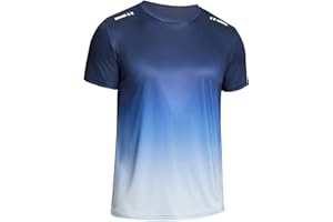 Weardear Men’s T-Shirts Workout Running Shirts Moisture Wicking Sport Tops Short Sleeve Gym Shirt for Running Athletic