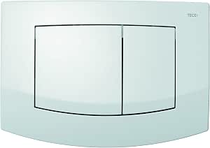 Bouton De Commande TECE Ambia Chromé/blanc – Pour éviers, Double Flux, Avec Stabilisateurs