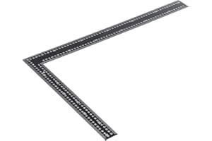 S & S PRODUCTS 60 X 40CM STEEL TRI FRAMING SET SQUARE RIGHT ANGLE STRAIGHT EDGE L RULER 600MM x 400mm