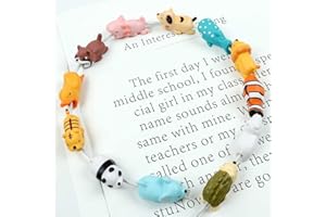 UCABLES 4 Unidades Protector de Cable - para Cables Lightning iPhone y Macbook, Tipo C, Micro USB, Ethernet, Cargador, Auriculares, Ratón, Teclado - Hecho en Silicona - Universal - Animales al Azar