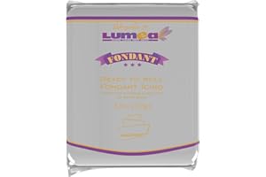 ‎DEKOZAUBER24 Dekozauber24 Premium Fondant silber, 250g, glutenfrei, graues Rollfondant als essbare Tortendeko, weich und biegsam, für Torte, Kuchen und Figuren