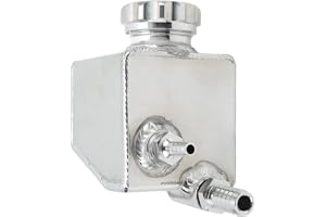 lyrlody Power Steering Reservoir, Billet Aluminium för Holden Commodore | Direktpassningsersättning, legeringskonstruktion, kompatibel med VS VT VX VY VZ VE HSV LS1, bultmontering
