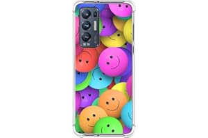 Tumundosmartphone Funda Silicona Antigolpes para OPPO Find X3 Neo 5G diseño Smile Dibujos