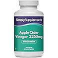Apple Cider Vinegar Capsules 2250mg | Vegan & Vegetarian Friendly | with Added Chromium to Support Metabolism & Regulate Blood Sugar | 180 Capsules = Up to 2 Month Supply | Manufactured in The UK